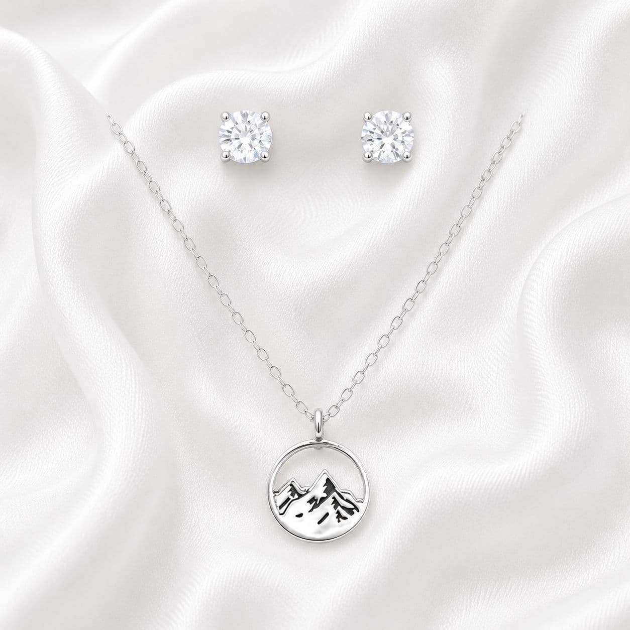 Mountain - Conjunto de Prata 925